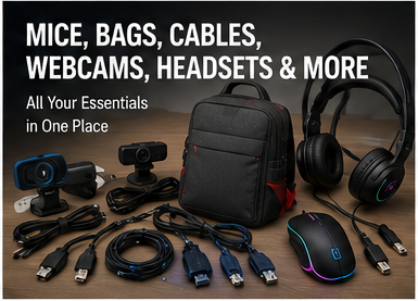 Mice, Bags, Cables, Webcams, Headsets & More (spare-mice-bags-cables.jpg)